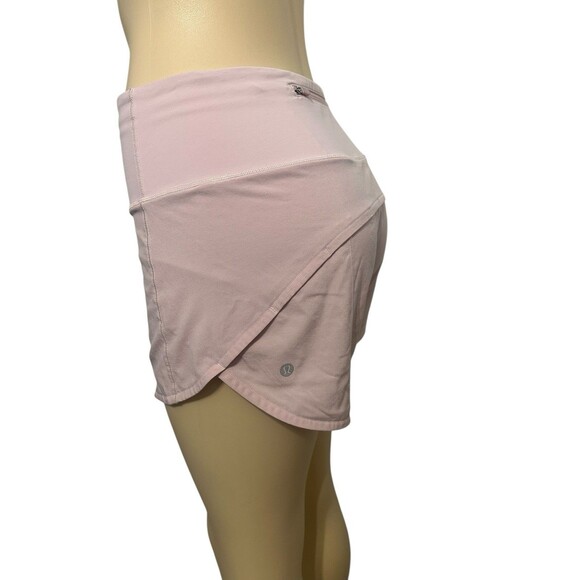 Lululemon Speed Up Shorts Size 6 3” Mid Rise Lined Pink - Picture 6 of 8